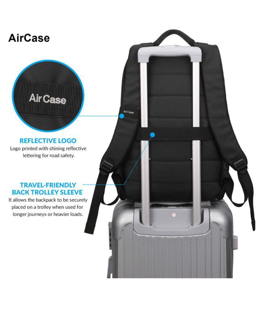 Aircase Black Laptop Bags - Buy Aircase Black Laptop Bags Online at Low ...