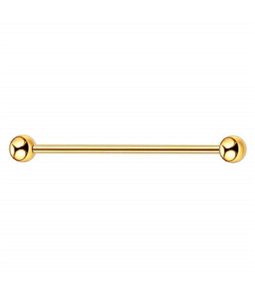 Ip Gold Industrial Scaffold Piercing Bar For Upper Ear Cartilage Helix Titanium Ip Straight Barbell 38 Mm Straight Buy Ip Gold Industrial Scaffold Piercing Bar For Upper Ear Cartilage Helix Titanium