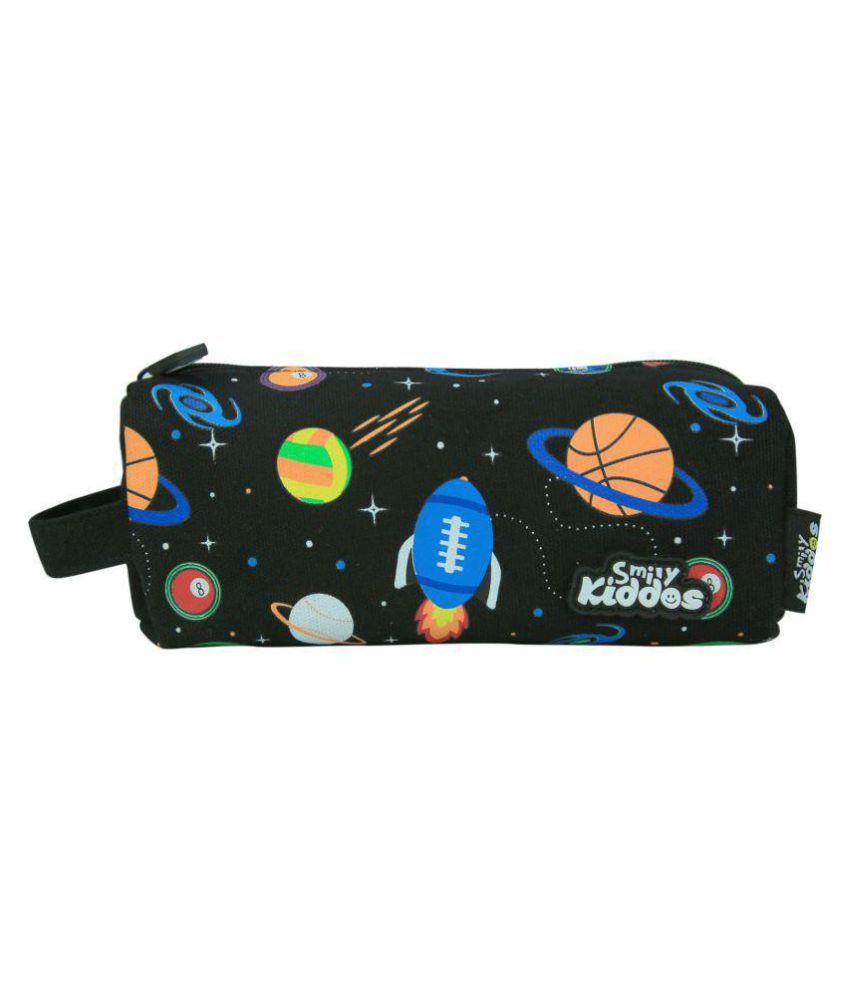     			Smily Kiddos Smily Pencil Pouch Black | Kids Stationary Products Online | Smily Kiddos Pencil Cases