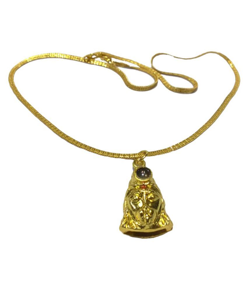     			RNwaab Collection Golden Shri Hanuman Chalisa Yantra