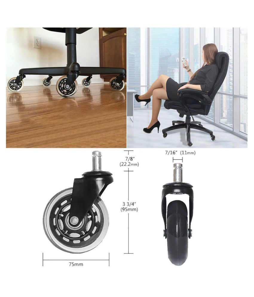 1PC Style Wheels Office Chair Soft Casters Hard Floors Replacement For Chair  Mat: Buy 1PC Style Wheels Office Chair Soft Casters Hard Floors Replacement  For Chair Mat Online at Low Price -
