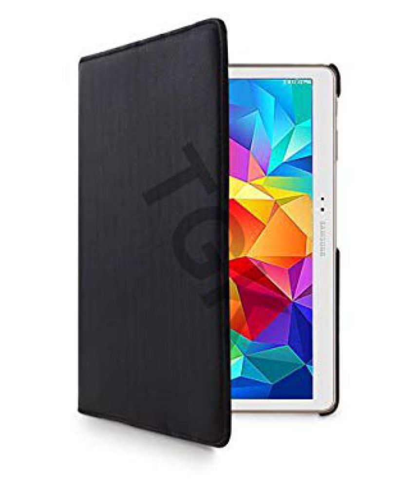 Samsung Galaxy Tab S 10.5 inch T805 Flip Cover By TGK Black - Cases