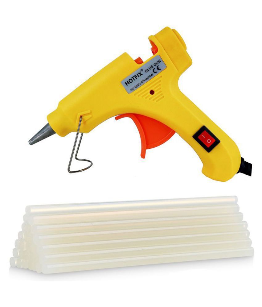 Hotfix 20 Watt Glue Gun with 20 Glue Sticks (Glue Stick Heating Time 4 ...