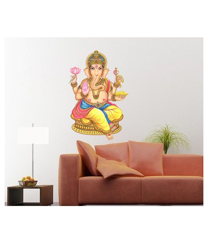     			Decor Villa Lord ganesh Religious & Inspirational Sticker ( 38 x 58 cms )