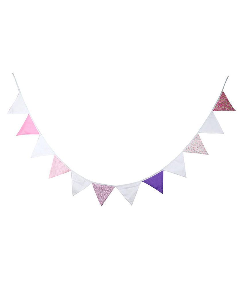 Floral Bunting//banner decoration Birthday Wedding Party