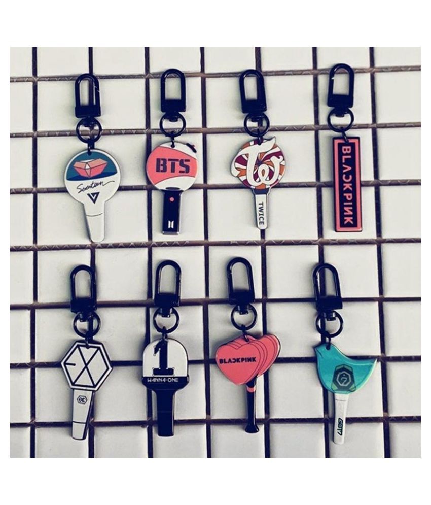 1pc New Popular Kpop Bangtan Boys Twice Exo Blackpink Wannaone Got7 Seventeen Logo Cute Keychain Fashion Acrylic Car Keyring Key Holder Bag Pendant Accessories Buy Online At Low Price In India