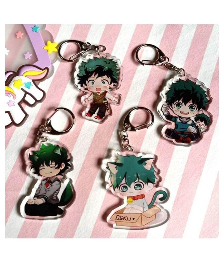 My Hero Academia Anime Accessories Acrylic Keychain Keyring Pendants: Buy  Online at Low Price in India - Snapdeal