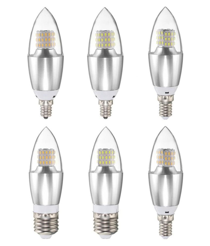 Kingso E12 8w Non Dimmable Cob Led Candle Bulb Candelabra Bulb Energy Saving Lamps With E12 Socket Base 85 265v 580lm 270 Beam Angle Buy Kingso E12 8w Non Dimmable Cob Led Candle Bulb Candelabra