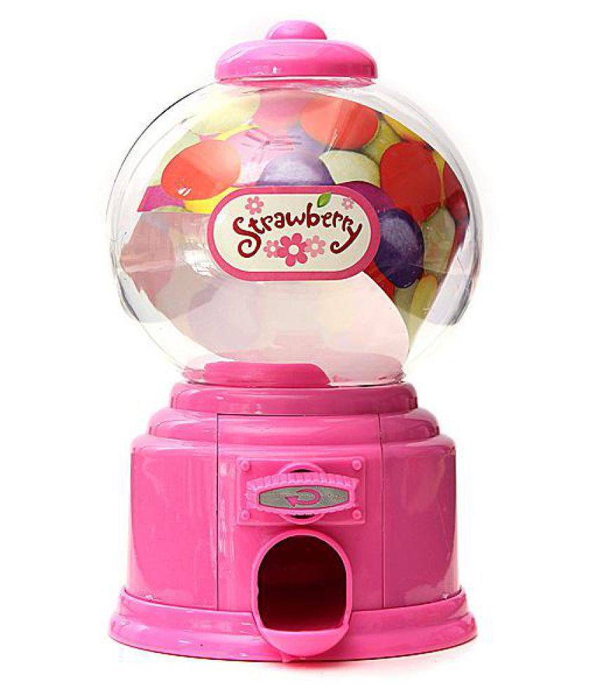 Lovely Toy Mini Candy Dispenser Gumball Vending Machine Coin Box Kid Baby Toy ✿ 