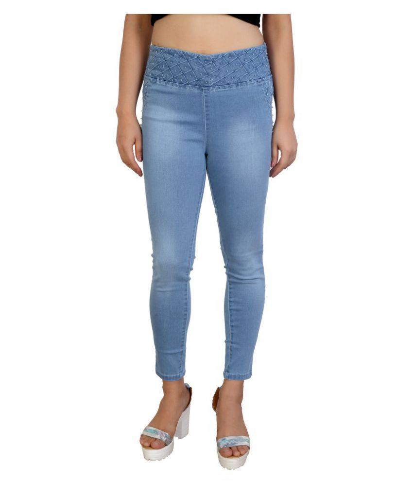     			FCK-3 Denim Jeggings - Blue