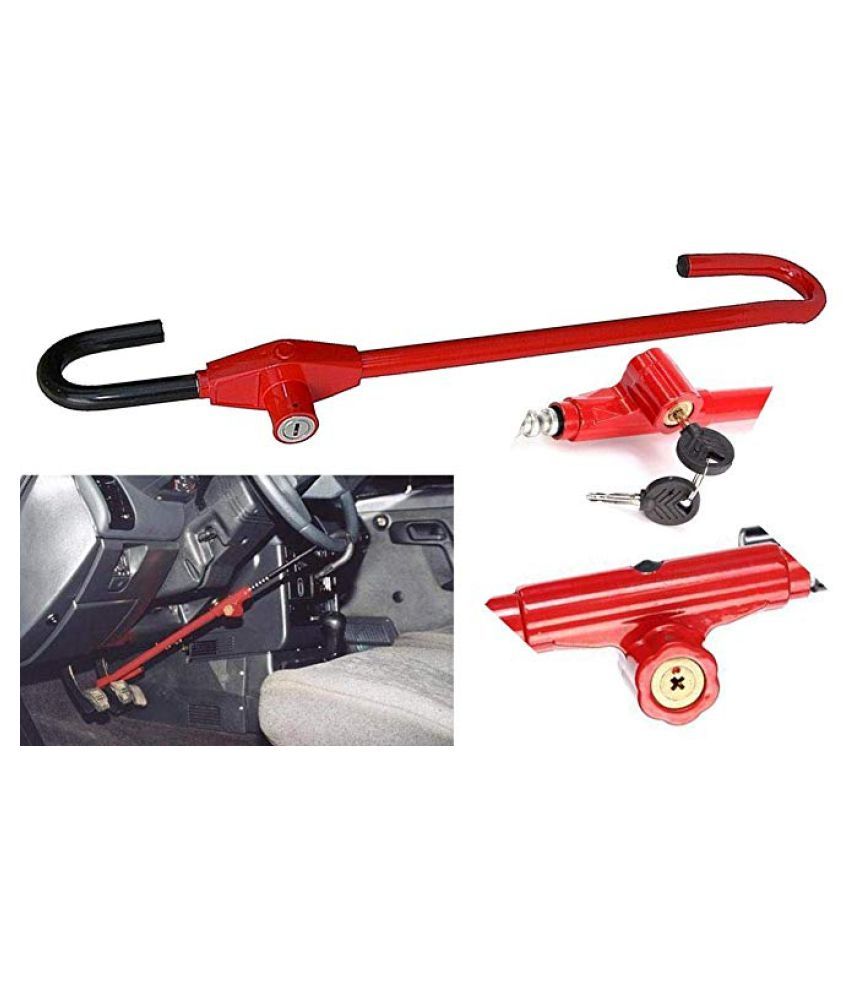 Trigcars Semaphore Steering Lock Pedal Car Anti Theft Truck SUV Auto