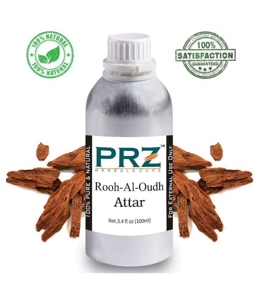 PRZ RoohAlOudh Attar Perfume (100 ML) Pure Natural Premium Quality Perfume (NonAlcoholic