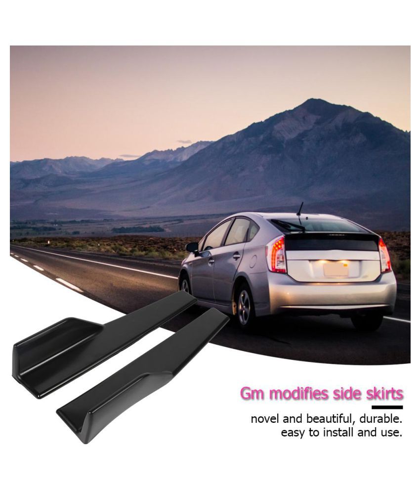1 Pair Universal Car Side Skirt Rocker Splitters Winglet Wings