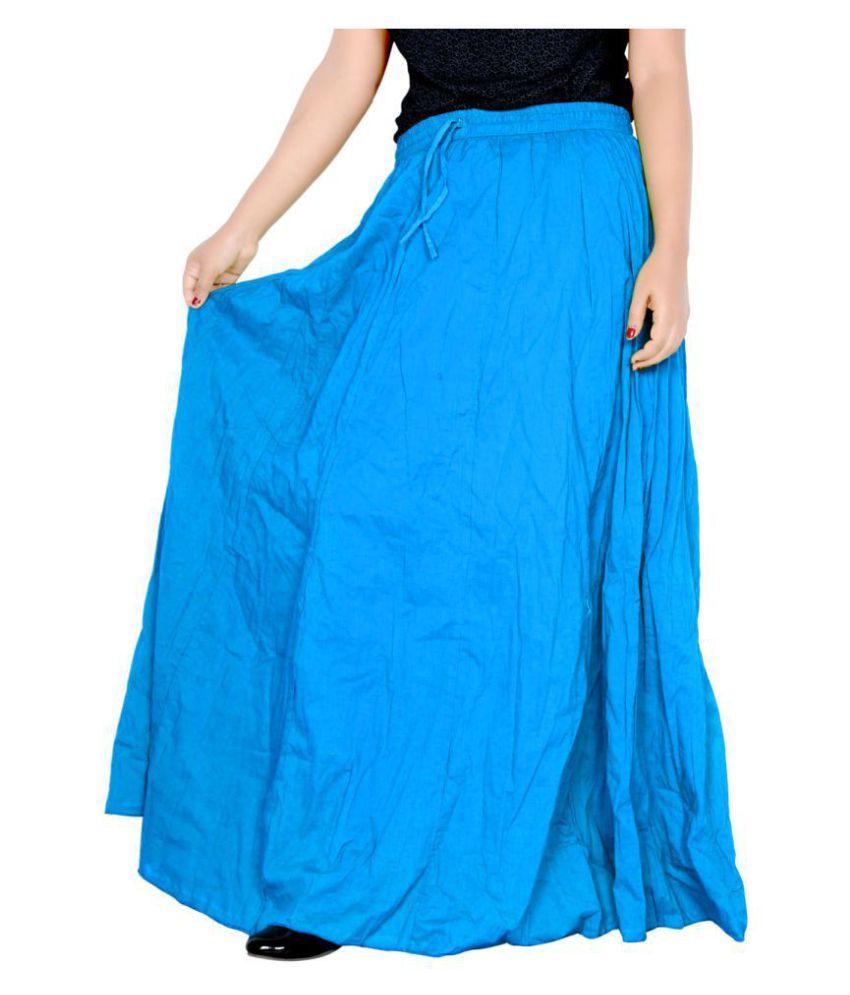     			Sttoffa Cotton Broomstick Skirt - Turquoise