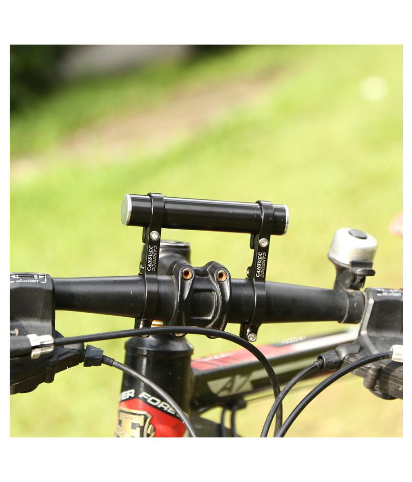 MTB Bicycle Multi-Functional Extension Frame Front Lamp Holder 