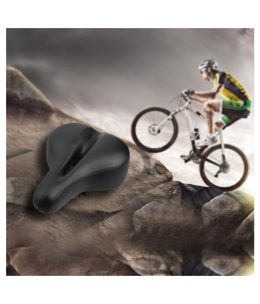 wide soft bicycle seat