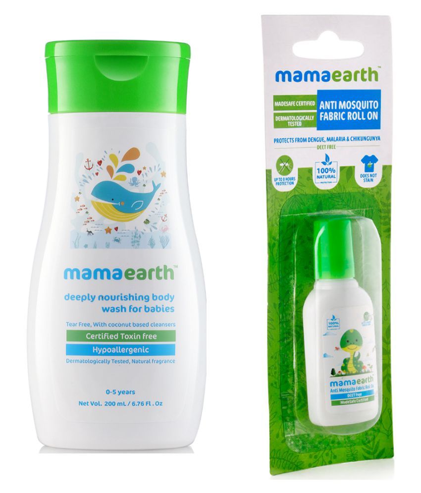     			Mamaearth Natural Baby Body Wash 200 ml ( 2 pcs )