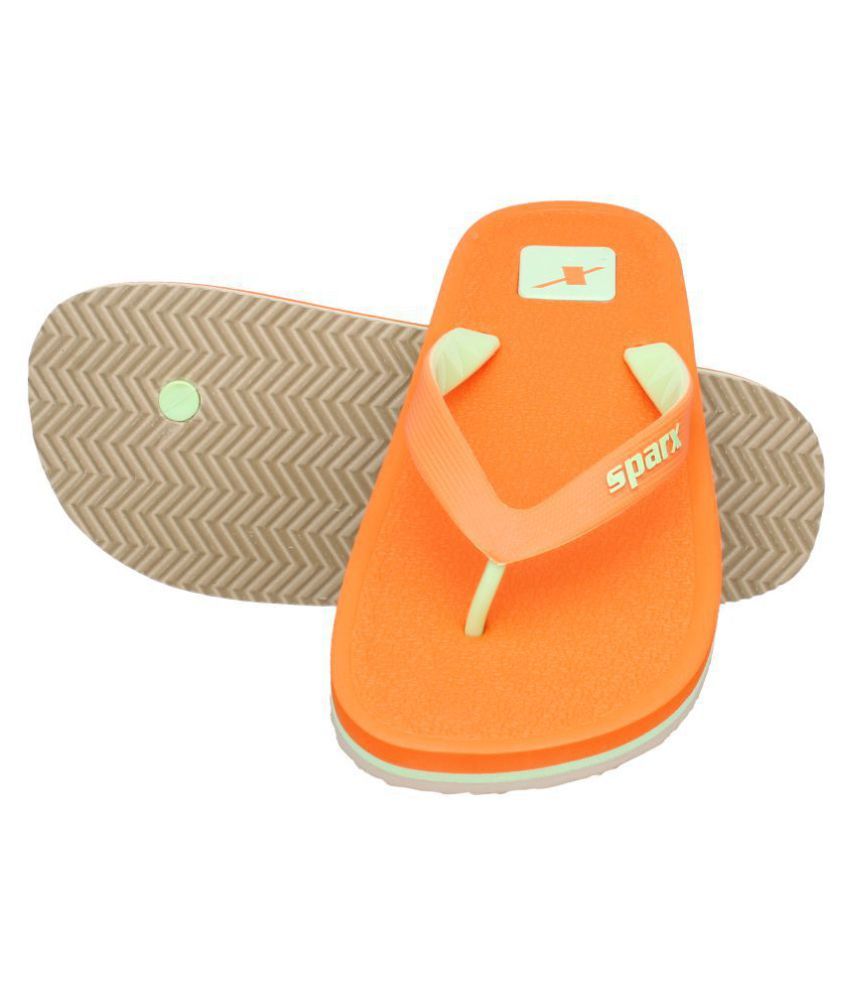 sparx orange slippers