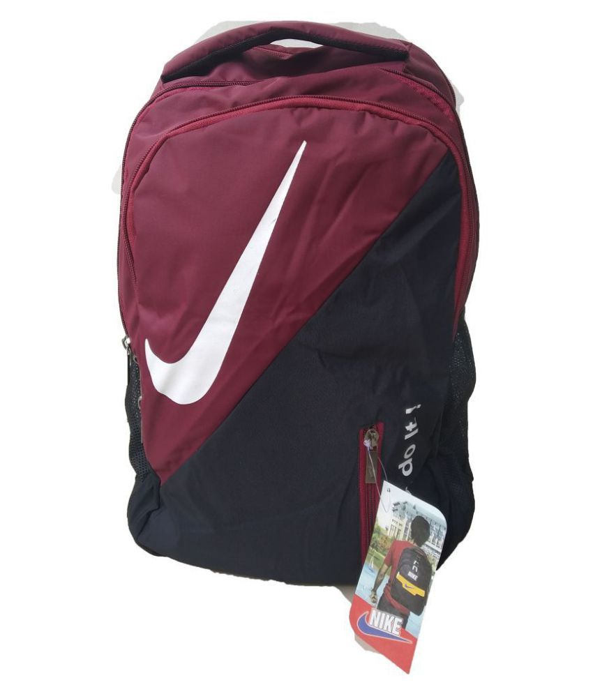 nike backpacks burgundy