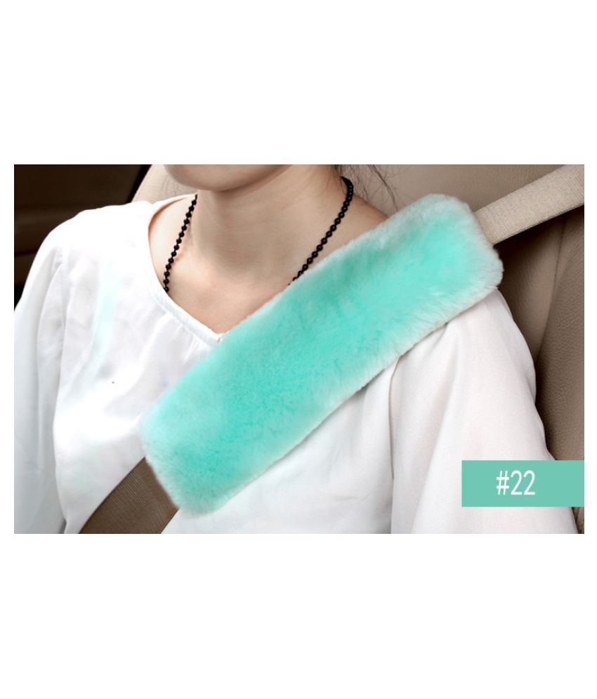 Car Safety Seat Belt Shoulder Pads Cover Cushion Harness Comfortable Pad O3
