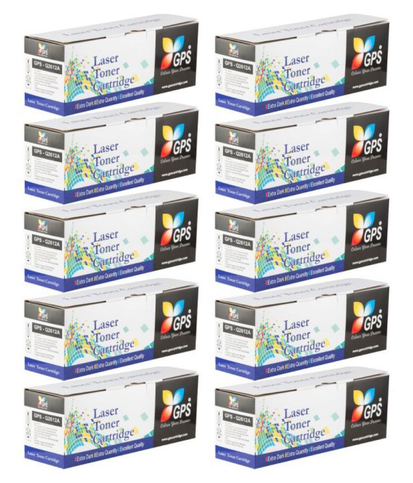 10PK Black Laser Toner Cartridge for HP Q2612A 12A Laserjet 3020 3030 3050 3052