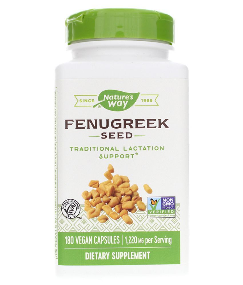 Nature's Way Fenugreek Seed 1220 Mg 180 no.s Vitamins Capsule Buy