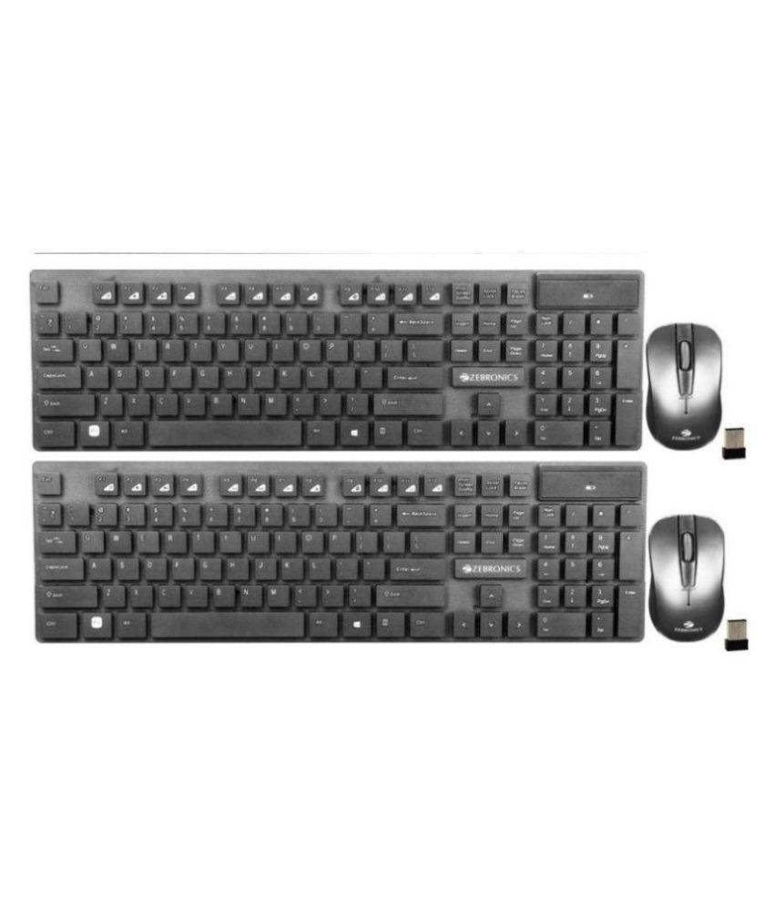 zebronics wireless keyboard and mouse companion 6