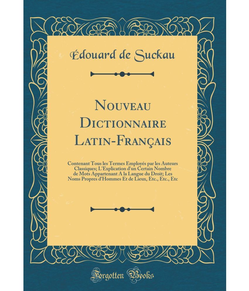 dictionnaire latin