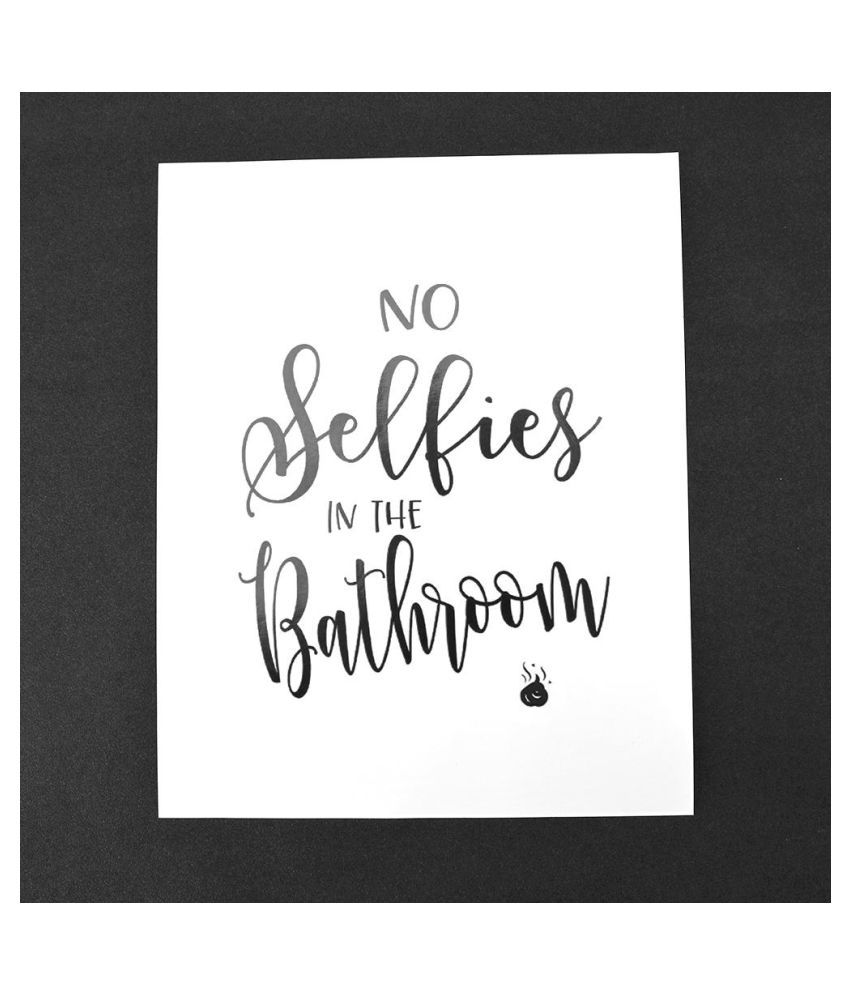 4pcs Funny Bathroom Quotes Sign Stickers Typography Unframed 4pcs Funny Bathroom Quotes Sign Stickers Typography Unframed