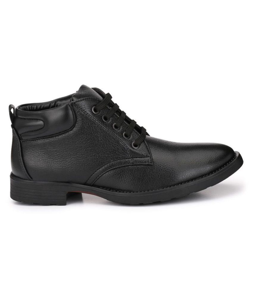 mactree black casual shoes