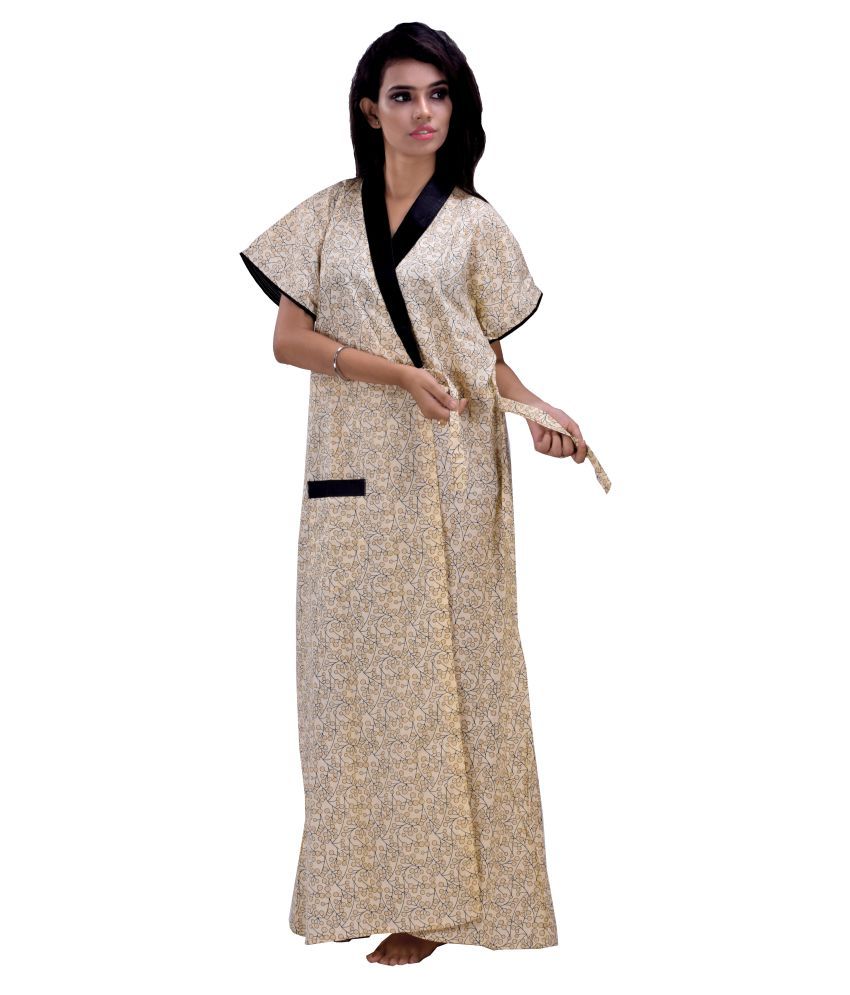 cotton overcoat nighty