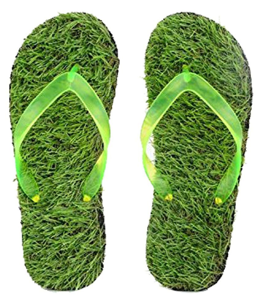 artificial grass slippers