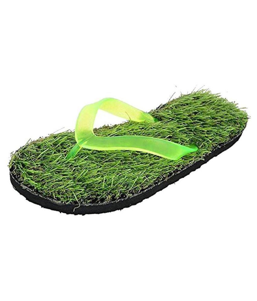 artificial grass slippers