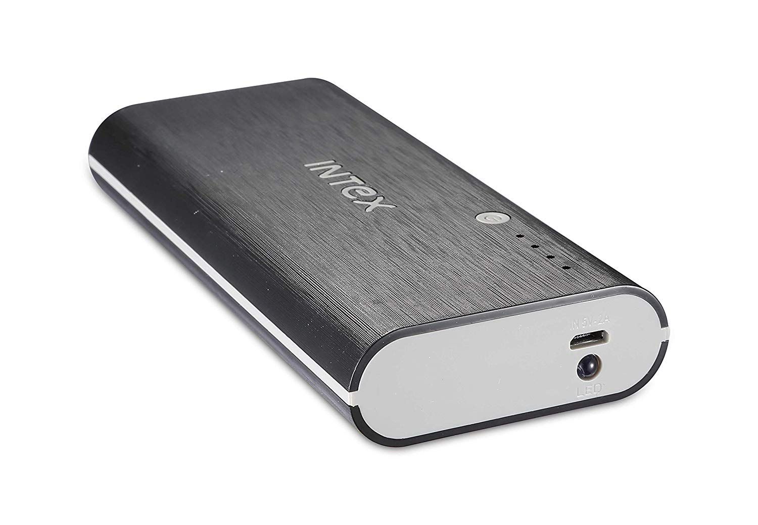 Intex itpb12.5k 12500 mAh LiIon Power Bank Black & Grey Power