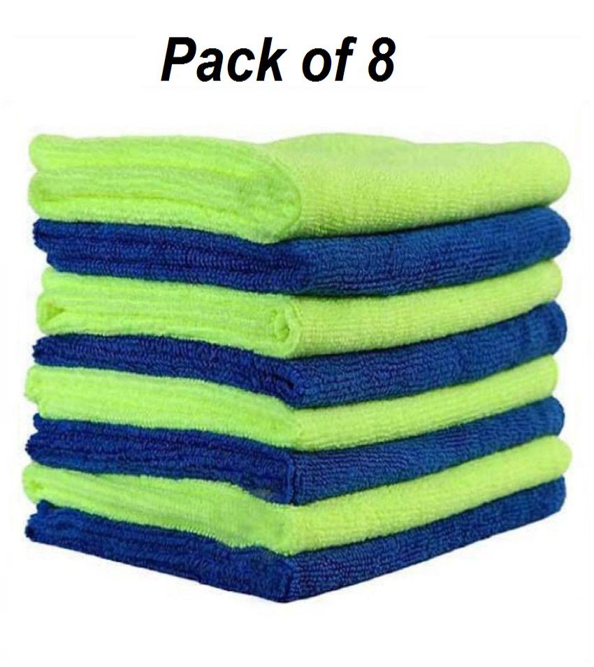 Microfibre Cloth For Car Cleaning Home And Kitchen Cleaning Microfiber Clothes Pack Of 8 Pcs