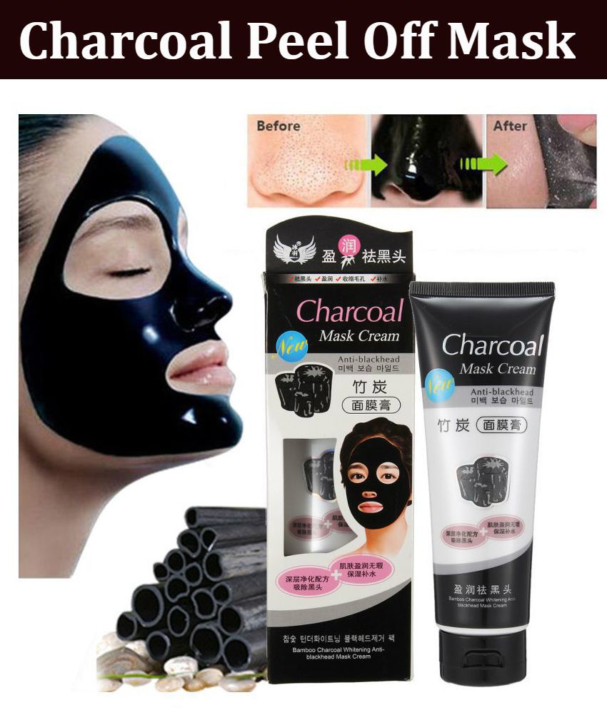 Charcoal Mask Anti Blackhead Facial Kit Peel Off Mask 130 gm