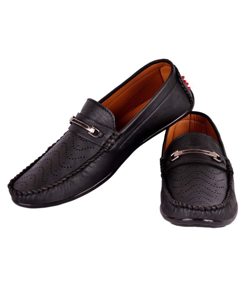 black loafer sneakers