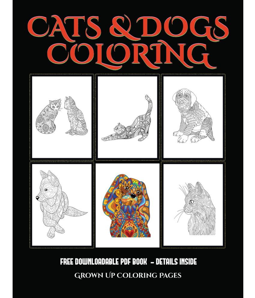 free online coloring pages cats and dogs