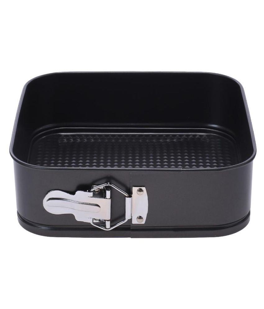 NEW 3PC NON STICK SPRINGFORM CAKE PAN BAKING BAKE SQUARE TRAY TINS Buy