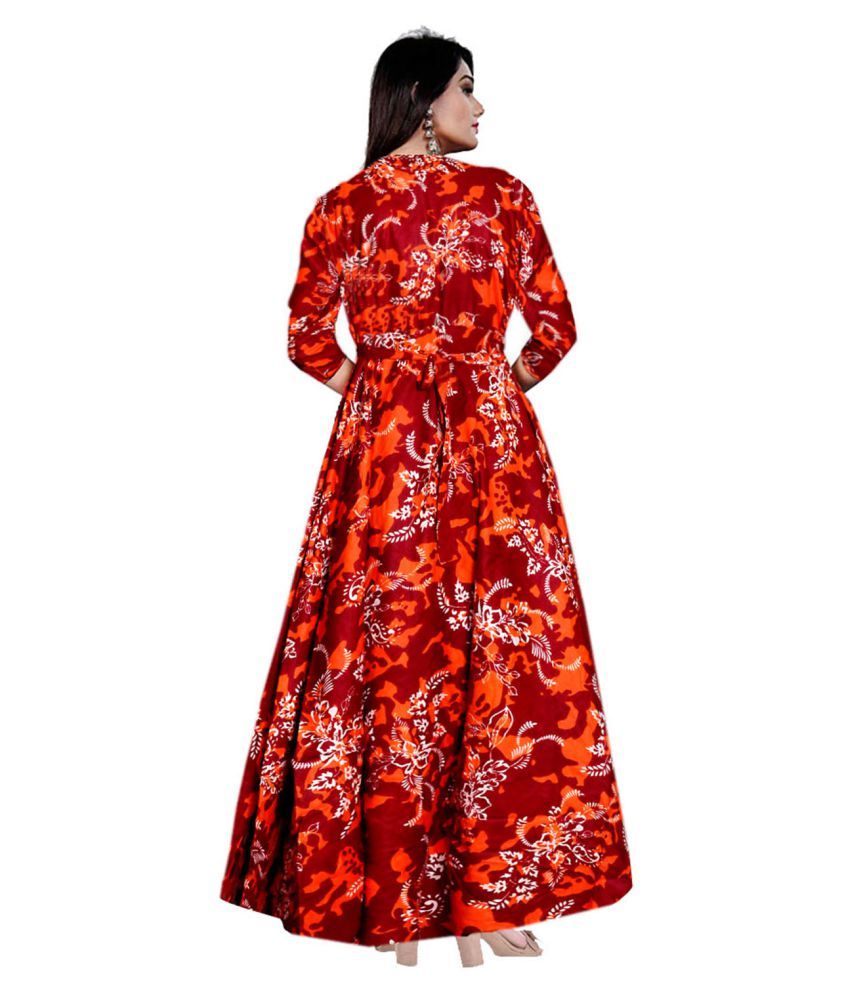 rayon full flair gown