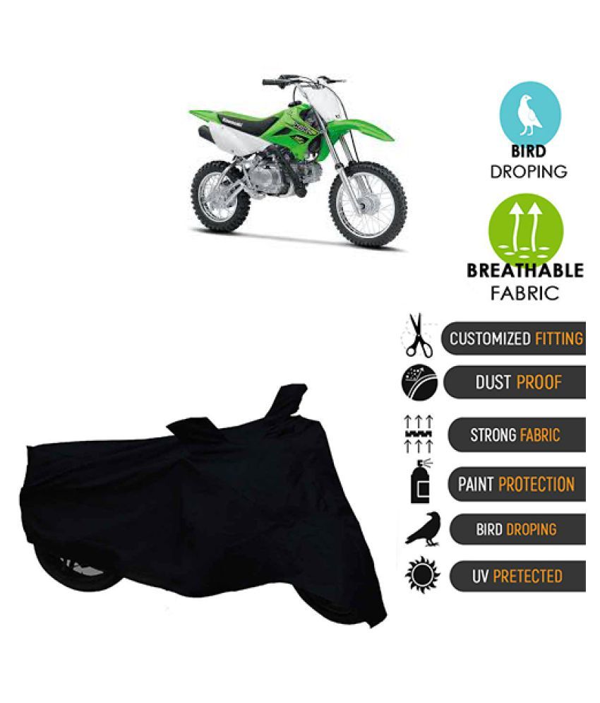 QualityBeast Two Wheeler Cover for Kawasaki KLX 110 (Black) Buy