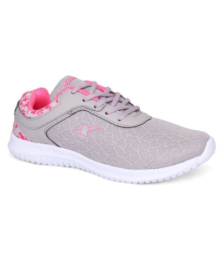 sparx women grey running shoes