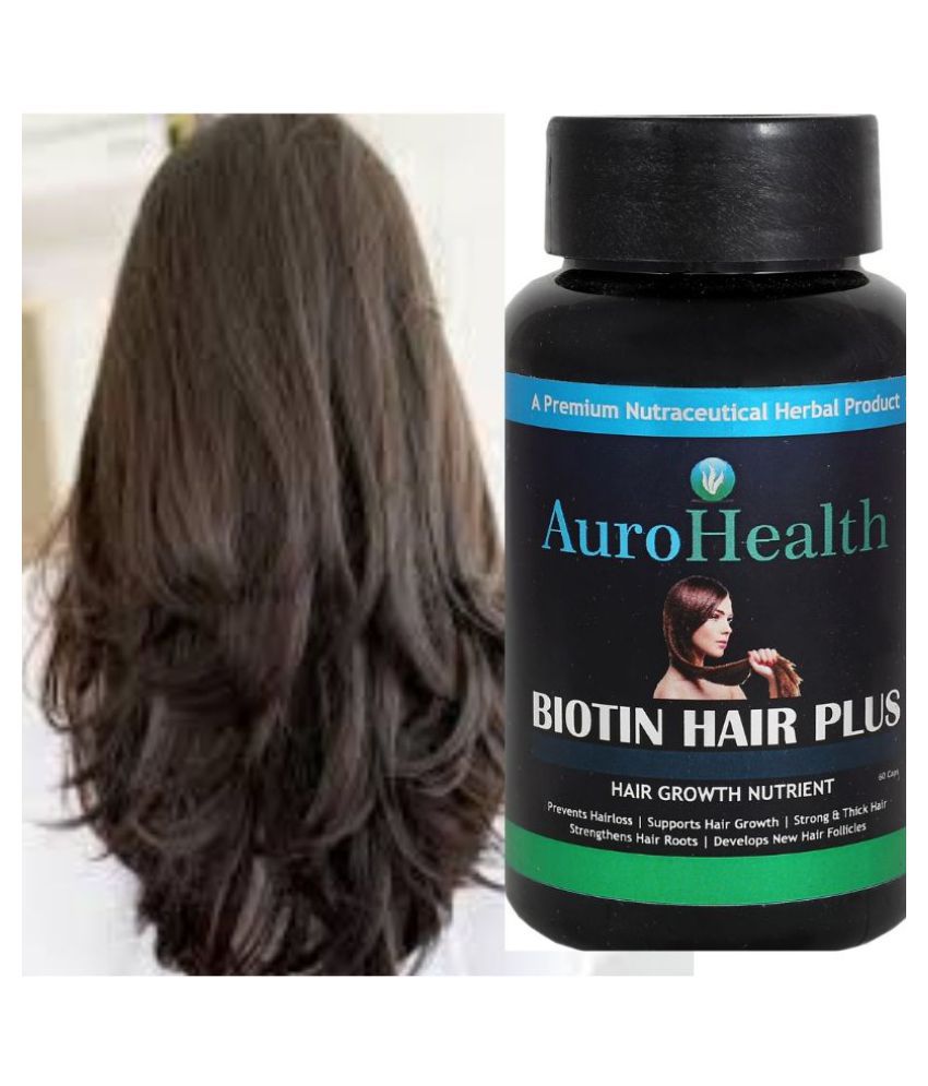 AuroHealth BIOTIN HAIR PLUS Hair Growth Nutrient Capsule 60 no.s: Buy