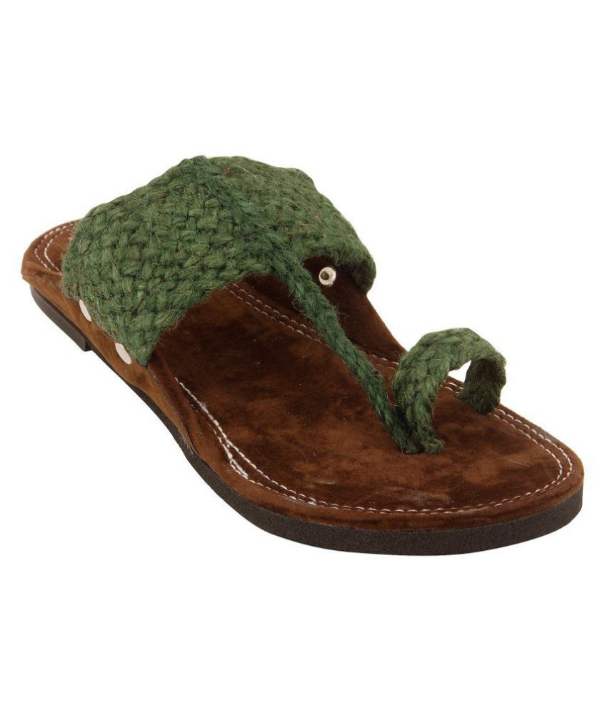 Grow Green Kolhapuri Chappal - Buy Grow Green Kolhapuri ...