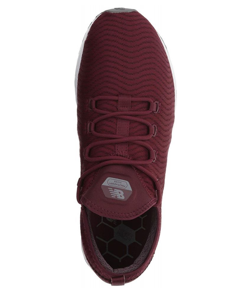 maroon running shoes men