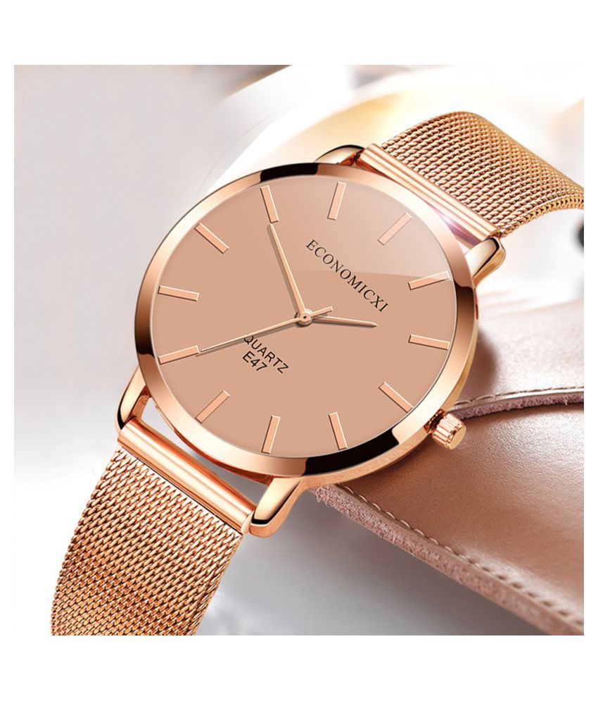 Ladies Watch Rose Gold Stainless Wrist Watch Women Bracelet Watches