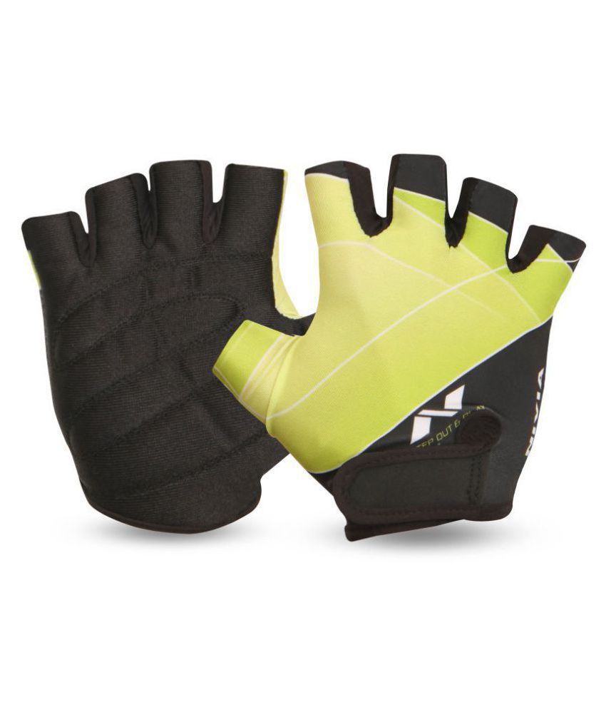 NIVIA Crystal Gym amp; Fitness Gloves Yellow