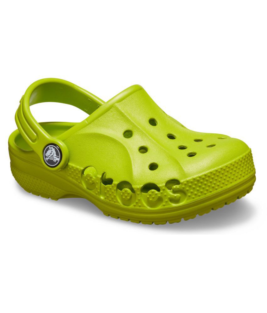 Crocs Baya Green Kids Clog Price in India- Buy Crocs Baya Green Kids ...