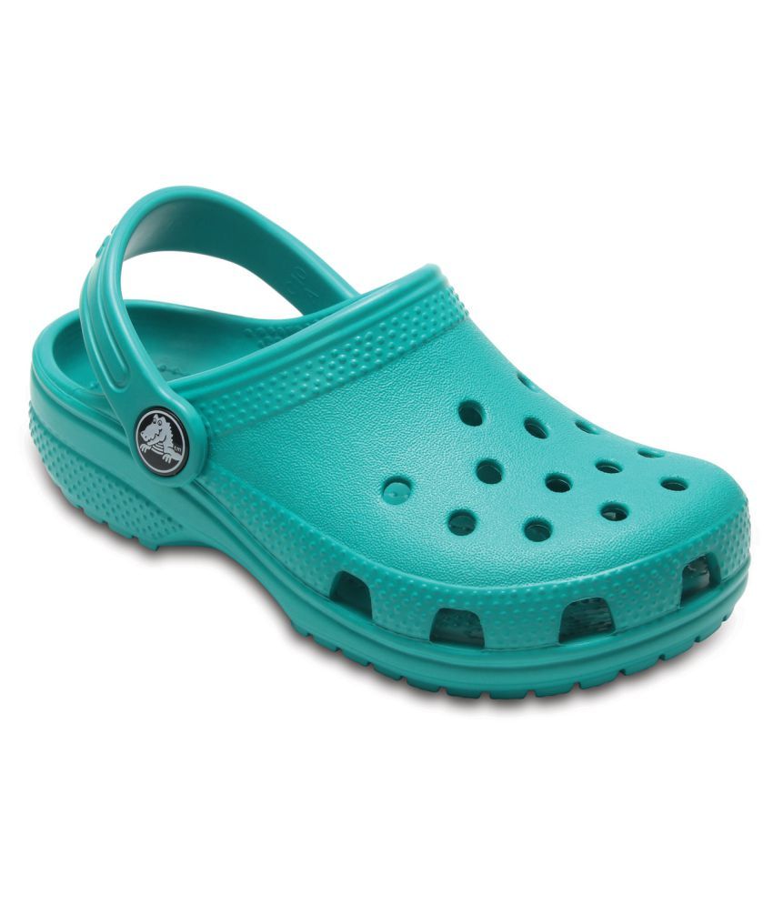 crocs light green