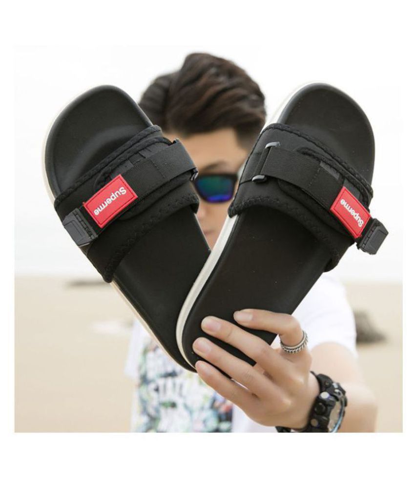 supreme mens slippers